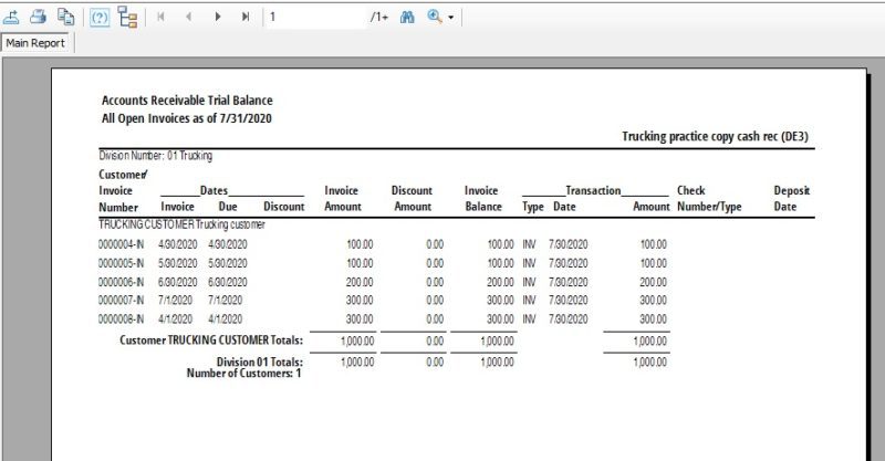 How To Run Sage 100 Accounts Receivable Trial Balance And Aged Invoice Reports Caserv 8787